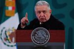 Andrés Manuel López Obrador, presidente de México, durante su participación en la conferencia mañanera.