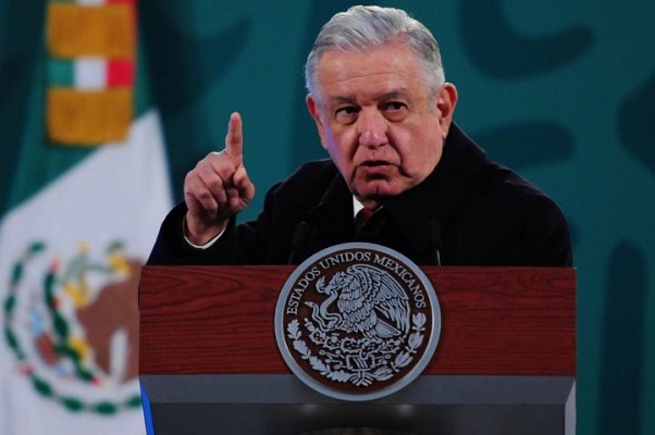 Andrés Manuel López Obrador, presidente de México, durante su participación en la conferencia mañanera.