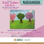 Cartel Alas sobre rieles