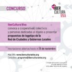 Convo . Iberculturaviva noviembre