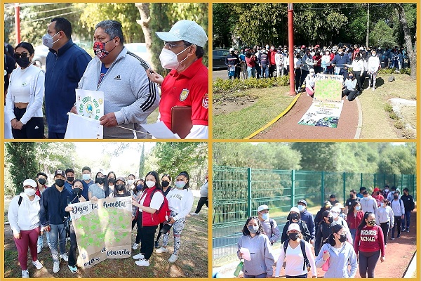 23 Realiza UATx caminata a favor del medio ambiente