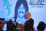 t El presidente Andrés Manuel López durante la conferencia mañanera de ayer.