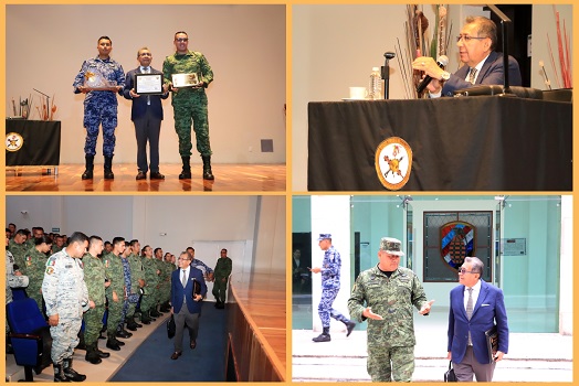 10 Presentó Rector modelo educativo de la UATx en Escuela de Mando del Ejército y Fuerza Aérea