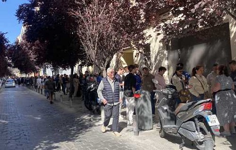 s La capital española fue la que registró mayor afluencia de votantes.