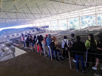 25 Estudiantes de intercambio académico en la UATx visitan Cacaxtla C