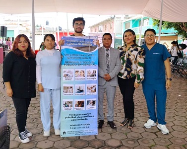 26 Clínica del Bienestar UATx brinda sus servicios en las Jornadas por la Paz de Acuamanala (3)