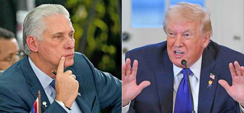 ▲ A la izquierda, Miguel Díaz-Canel, y a la derecha, Donald Trump.